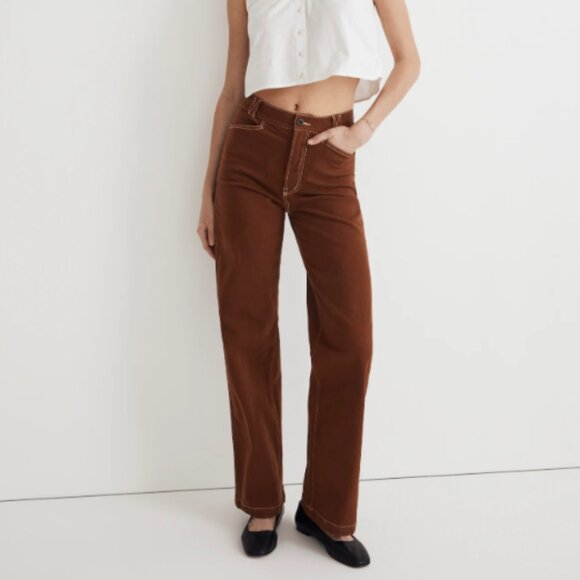 Madewell Emmett Garment-Dyed Pants size 26 - Picture 1 of 7